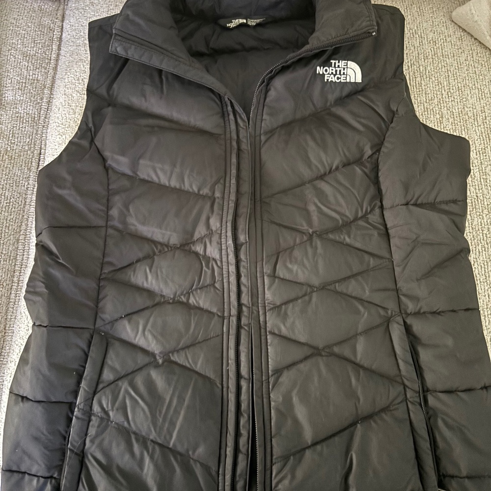 North Face Vest 550 Black Womens XS